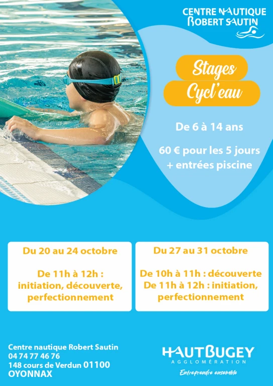 Stages cycl eau 2025