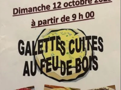 Galettes cuites au feu de bois