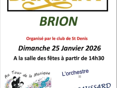 Thé dansant le 25 Janvier