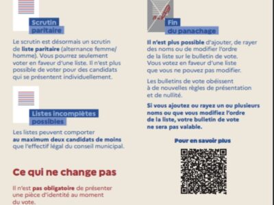 Le mode de scrutin change