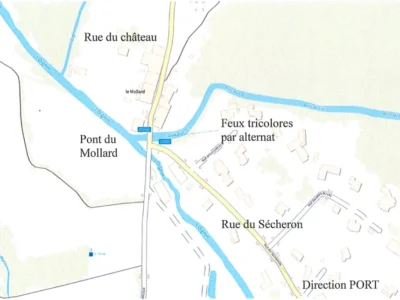 Arrêté circulation rues Château & Sécheron