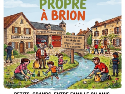 Village propre à Brion