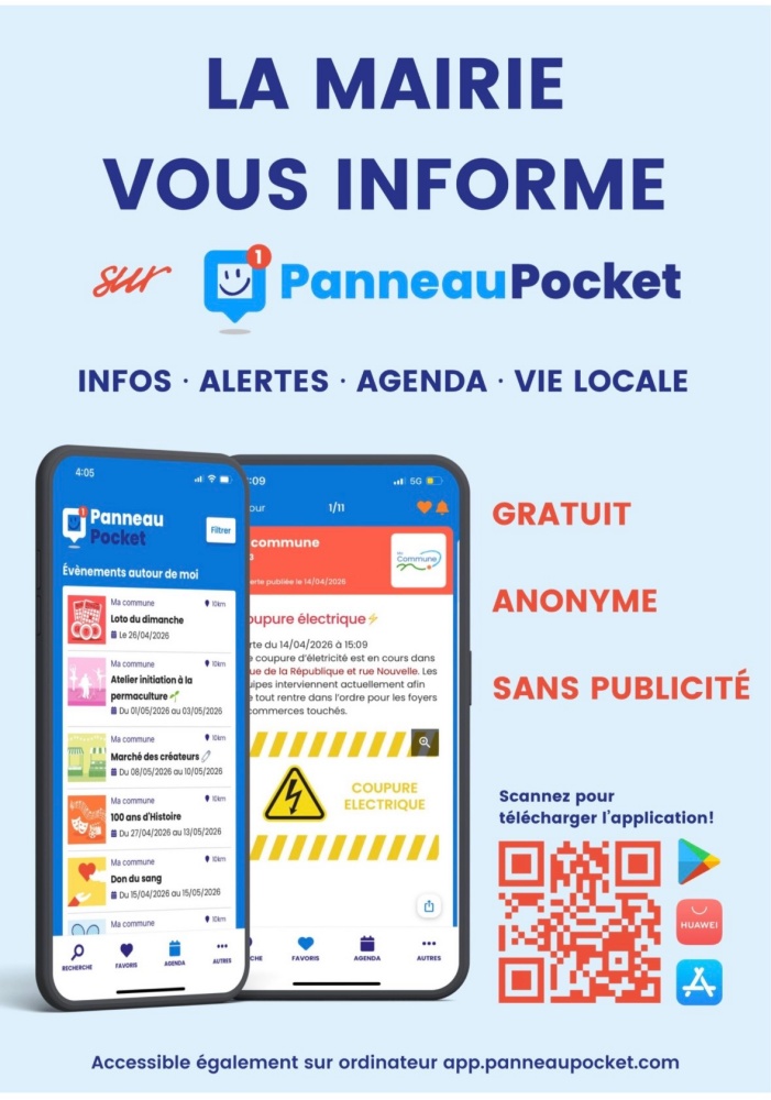 Panneau Pocket désormais disponible pour Brion