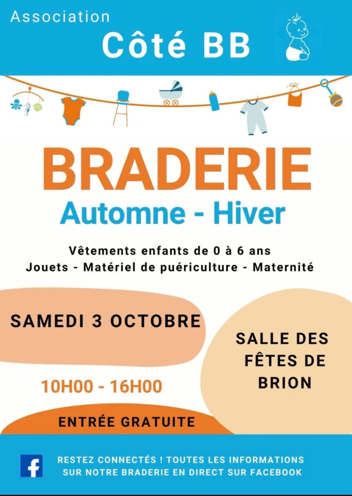 Côté BB – Braderie Automne Hiver samedi 3 Octobre