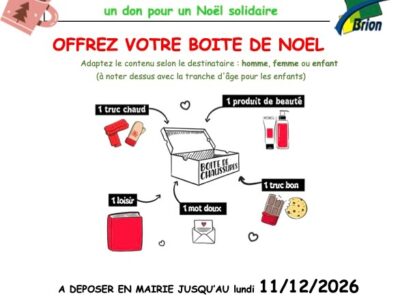 Offrez votre boîte de Noël